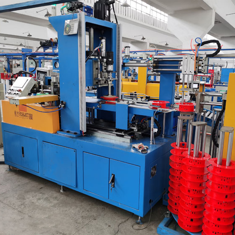 Automatic cable Spooler Coiling Machina